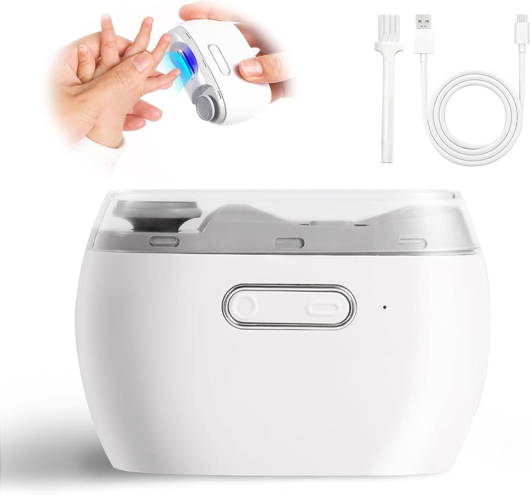 Electric Nail Clipper, Electric Nail Trimmer, Automatic Nail Clipper, Nail Trimmers USB Rechargeable Suitable for Babies,Children