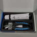 VIWIK Dog Nail Trimmers with Light, Cat Dog Nail Clippers, Dog Nail Grinder Quiet for Large Medium Small Dogs Paw & Cats Claw, Electric 2-Speed Pet Toenail Grooming Supplies, Gifts for Dog Lovers. (White+Blue)