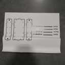 Wall Molding Kit Ready-to-Assemble Wainscoting Panels Pre-Cut Wall Moulding Trim Panel Wainscoting Kit for Interior Home Decoration, Set of 3, 96in x 24in, 96in x 48in, Style B