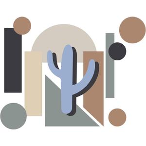 WallPops Rancher's Dressin' Modular Mural Peel and Stick Wall Decals, VPD6385