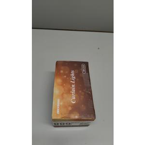 JMEXSUSS 300 LED Remote Control Curtain Lights, Plug in Fairy Curtain Lights Outdoor, Window Wall Hanging String Lights for Bedroom Indoor Dorm Backdrop Wedding Party Patio Christmas Decor, Warm White