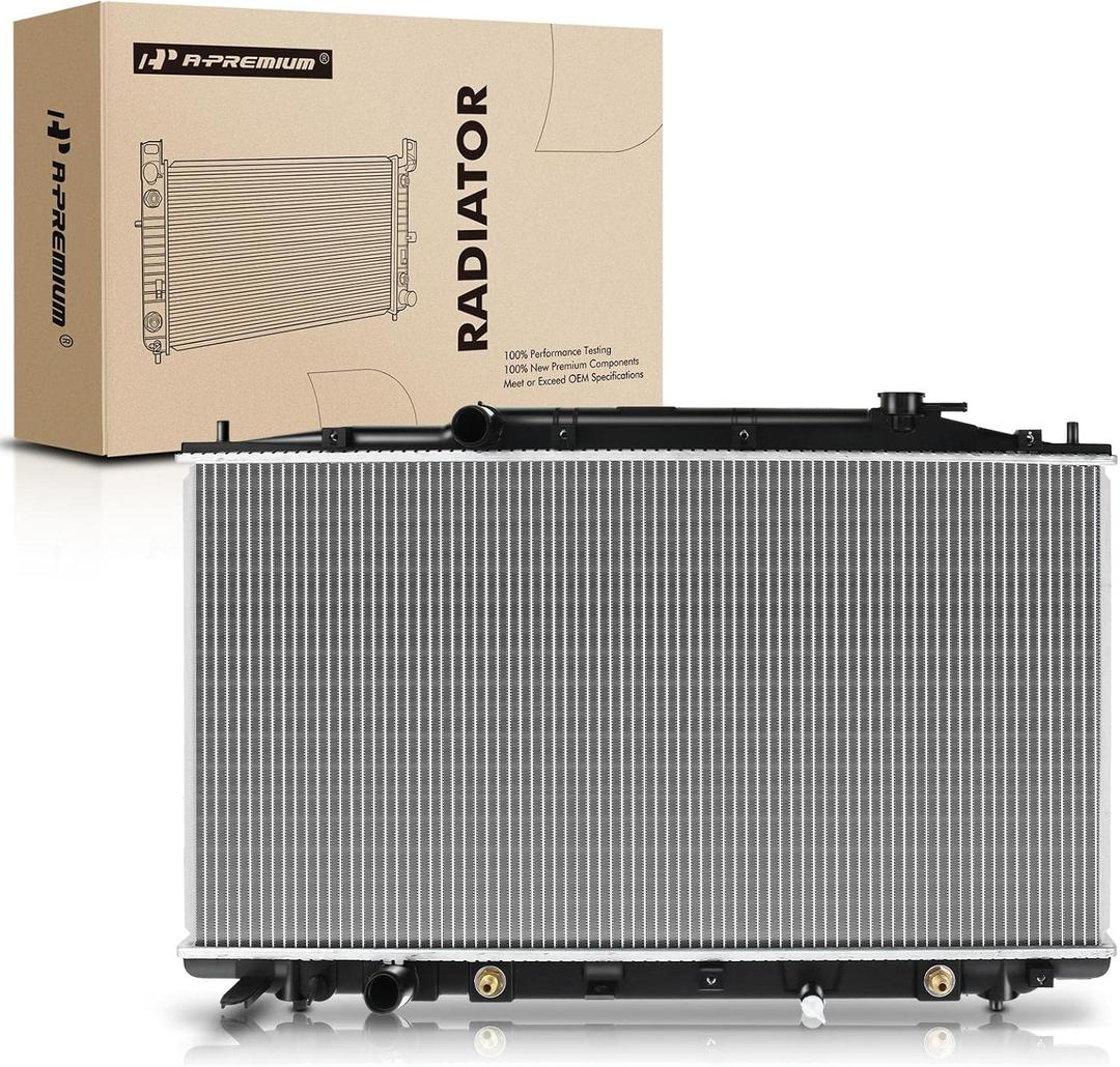 A-Premium Engine Coolant Radiator Assembly with Transmission Oil Cooler Compatible with Acura RDX 13-18 & Honda Accord 08-12, Crosstour 12-15, Automatic Transmission, Replace# 19010R70A51