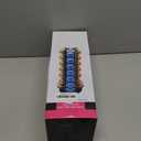 Vertuo Pod Holder Carousel Stand for 35 Nespresso Vertuo Capsule Storage Organizer with Extra Space for Coffee Mate Silent Rolling，Black