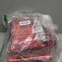 50 Pieces Bubble Mailers 3 Sizes Self Seal Adhesive Poly Mailers Metallic Foil Glitter Padded Shipping Bubble Envelopes for Valentine Mailing Packing Small Business(Red)