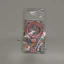 Loheckle for iPhone 17 Pro Max Case - Compatible with MagSafe Stand Women Girls Cute Clear Girly Kawaii Unique Design Soft TPU Built-in Magnetic Stand Phone Cover for Apple 17 Promax, Purple Flower