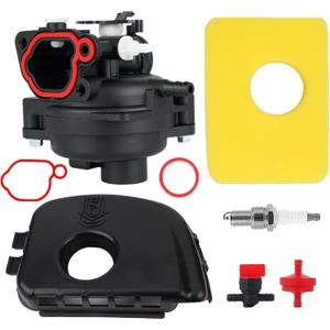 Carburetor With Air Filter & Cover For TB554 Troy-Bilt 25B-554M711 25B-554M766 Edger Tb100 Model 11A-B0BL723 TB110 11A-A230711 11A-A23N011 Lawn Mower w/ 550 EX Series