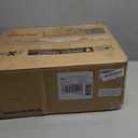 Greenstell Vanity Stool Chair Faux Fur with Storage, 15.7"L x 11.8"W x 19.4"H Soft Ottoman 4 Metal Legs with Anti-Slip Feet, Furry Padded Seat, Modern Multifunctional Chairs for Makeup, Bedroom White