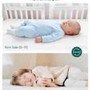 Babelio Breathable Crib Mattress, Dual-Sided, Memory Foam, Waterproof, Removable and Machine-Washable Cover, for Toddler and Baby 52" x 27.5", Crib Mattress, Cloud 1