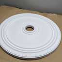 Ekena Millwork CM24DI Diane Ceiling Medallion, 24"OD x 3 5/8"ID x 1 1/4"P (Fits Canopies up to 6 1/4"), Factory Primed