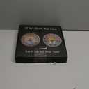 Tree of Life Wall Clock 12inch Silent Movement Clock Precise Timekeeping Wall Clock Ideal for Living Rooms Bedrooms Offices for Home Decor Enthusiasts Antique Silver