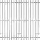 Charbrofire 16517 Grill Grates Replacement Parts for Bull 5 Burner Grill Parts Bull Angus 57568 57569 57568CE 57568AGA 57569CE 65073 Lion Premium 90000 90000 Stainless Steel Cooking Grates 5 Pieces (19 1/4 x 37 1/2 for 5pcs grates)