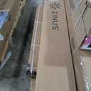 Zinus Walter Standard Profile Metal Smart Box Spring / Mattress Foundation / Wood Slat Support / Easy Assembly (Queen, White)