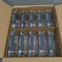 M MCIRCO 10-Pack,22 Oz Glass Meal Prep Containers,Glass Food Storage Containers with lids,Lunch Containers,Microwave, Oven, Freezer and Dishwasher (Gray)