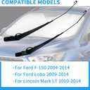 1 Pair Windshield Wiper Arm Compatible with 2004-2014 Ford F-150, 2009-2014 Ford Lobo,2010-2014 Lincoln Mark LT (Front Left + Front Right) #42937,42992