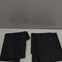 OTOSTAR Linen Throw Pillow Covers Set of 2 Decorative Square Pillowcases Cushion Covers 14x14 Inch for Home Decor Sofa Bedroom Car 35 x 35 CM Black