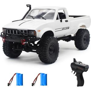 Mostop RC Crawler 1/16 Scale 4WD Offroad Rock Crawler Climbing Vehicle RC Truck Toys, C24-1 Throttle & Steering Control Pickup Truck 2.4Ghz Remote Control Children RC Car for Kids