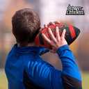 Street Legends Youth Football, Graffiti Printed Composite Leather Size 8 Football- Includes Pump, Made for Training, Practicing, & Recreational Play