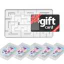 Gift Card Holder 6 Pack - Money Maze Puzzle Gift Card Box - Fun and Challenging for Kids and Adults