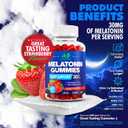 Melatonin 30mg Gummies for Adults, Zero Sugar (2 Month Supply) (EXP 11/01/27)