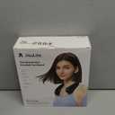 JISULIFE Portable Neck Fan, Hands-Free Bladeless, 5 Speeds, 4000 mAh Battery Operated Wearable Personal Fan, Twistable, Rechargeable, Gift for Women Men-Black