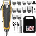 Wahl Fade Cut Corded Clipper Haircutting Kit for Blending & Cuts with Extreme-Fade Precision Blades, Heavy Duty Motor, Secure-Snap Attachment Guards, Lever Home Haircuts - Model 79445