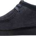 Clarks Men's Wallabee (Ink Hairy Suede) (9, Black)