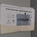 Lighted Makeup Mirror, 3000 mAh Rechargeable Double Sided Magnifying Vanity Mirror with 3 Colors, 1x/10x, 360 Rotation , Brightness Adjustable Magnification Cosmetic Light up Mirror, Women Gift (Chrome)