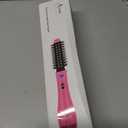 Aima Beauty One Step Hair Dryer & Volumizing Hot Air Brush, Ceramic Straightener Brush, Curler & Hot Comb 4 in 1 Salon Ionic Hair Brush, Rose Pink