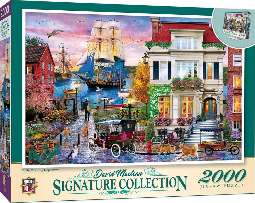 MasterPieces 2000 Piece Jigsaw Puzzle for Adults, Family, Or Youth - Early Morning Departure - 39"x27"