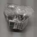 TOFLEN 8 oz Dessert Cups with Spoons, 50 Pack Clear Plastic Small Party Serving Bowls for Sundae, Parfait, Fruit, Strawberry Shortcake, Disposable Snack Bowls (Flower Shape)