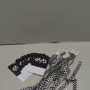 25 Sets Racing VIP Pass Cards with Racing Lanyards Bulk PVC VIP Pass Cards with White and Black Lanyards for Event Gamer Race Car Theme Birthday Party Fast One Party Supplies (Black)