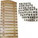 12 (Twelve) Belt Karate Martial Arts Belt Display - Thick Wood