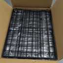 4 Pack Closet Organizers and Storage Shelves for Clothes, 4 Tier Stackable Closet Storage Basket Bin Container for Clothing Sweater Jean, Narrow, Foldable, Sturdy Metal System Organizer Shelf (Black)