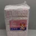 Disposable Dog Diapers Female 90 Count Puppy Diapers Female (Waist 11-18 in M) Super Absorbent Small Doggie Diapers for Heat Excitable Urination or Incontinence - Pink