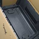 SportPet Airline Compliant LARGE 28.75" Travel Dog Kennel- Durable Plastic Airline Pet Carrier w/ Removable Wheels & Food Bowls, Collapsible Indoor/Outdoor Dog Kennel, Dogs up to 28"L & 20"H-Dark Gray