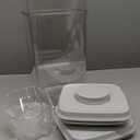 Ankou Airtight Food Storage Container with Pop Lid & 130ml Scoop, 4L/4.2qt *2 BPA-Free Cereal, Rice, Flour, Pasta & Snack Container, Stackable & Durable,Kitchen Pantry Organizer