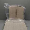 HARBOREST Chair Cushions for Dining Chairs - Non-Slip Foam Seat Cushions with Ties, Square Kitchen Chair Cushions Set of 4, 16" x 16" x 2", Beige