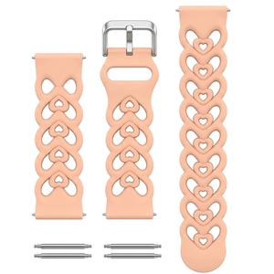 Light Pink Hearts Watch Band 