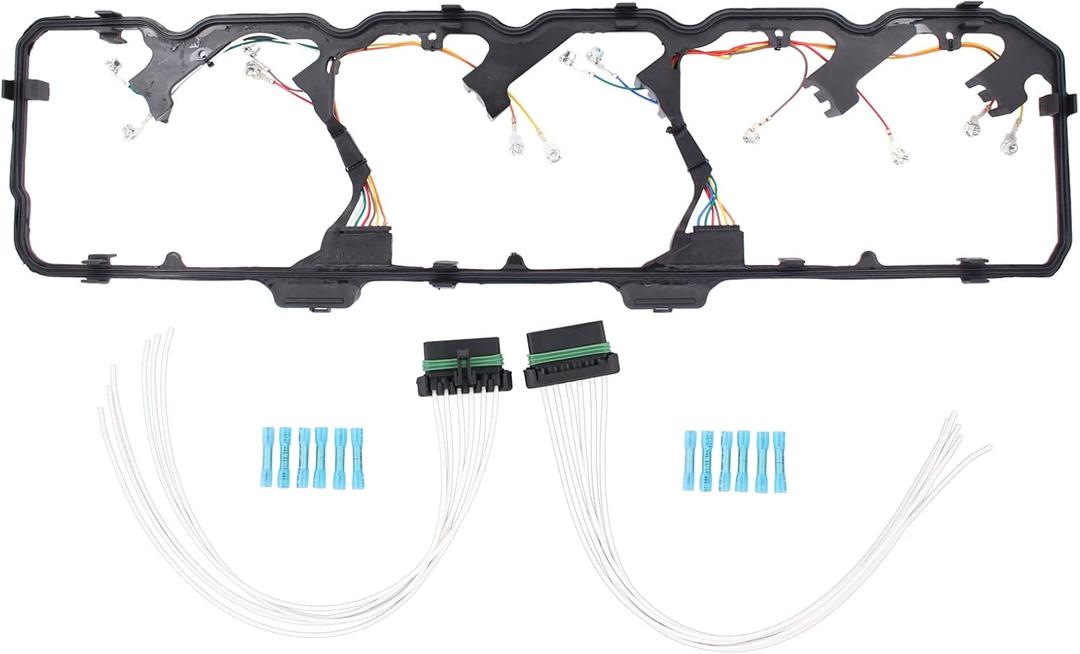 NewYall Diesel Engine Valve Cover Gasket with Injector Harness for Dodge Ram Diesel 5.9L 6.7L 2006-2018