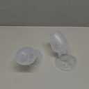 2 Sets Manual Breast Pump for Breastfeeding Essentials,Colostrum Collector with Spill Free Valve,Cap,Silicone,Clear,4oz