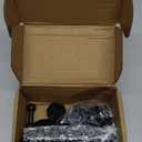 Universal Car Interior Rearview Baby Mirror Wide Angle Convex Mirror Clip-on & Suction Cup mirrors for Viewing Rear Passengers（5.11' X 2.56'）