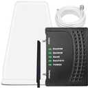 Cell Phone Booster for Home & Office,Up to 2,000 sq ft,Cell Phone Signal Booster with Band 66/25/2/4/5/12/13/17,Boost 5G 4G Data for All U.S. Carriers FCC Approved