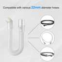 2 Packs Replacement Elbow and Short Tube for resmed AirFit N20 and Airtouch N20 - Reduce Noise - No Leakage