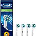 Oral B Cross Action Electric Toothbrush Replacement Brush Heads Refill, 4Count (4 Count (Pack of 1), White)