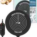Bread Proofing Mat, Sourdough Bread Warming Mat, Round Bread Heating Mat For Dough, 3 Heat Settings