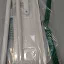 KLJKPA White 24 Inch Bathroom Towel Bar, Towel Racks for Bathroom Wall Mounted Hanging Bath Towels, Stainless Steel Single Towel Rod Holder