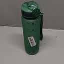 Hyeta 32oz Water Bottles with Straw - Stay Motivated and Hydrated with Convenient Times to Drink Markings, Durable, Leak-proof (Forest)