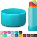 Silicone Boot for Owala Water Bottle 24 oz 32 oz 40 oz, Anti-Slip Protective Sleeve for FreeSip/Twist/Flip Stainless Steel Water Bottles Accessories (Blue)