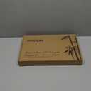 Bamboo Cutting Board for Kitchen Meal Prep & Serving, 3-Piece Wooden Set with Juice Grooves, Side Handles, Non-Slip Mats  Ideal for Meat, Veggies, Fruit  Ideal Gift for the Home (Carbonized brown)