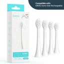 ORDO Sonic Squishmallows Kids Toothbrush Heads for Electric Rechargeable Toothbrush, Soft Bristles, for Children Ages 4 and Up, White (Pack of 4)